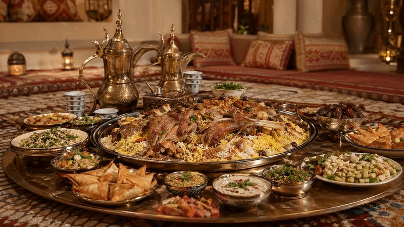 دليل تجهيز الجلسات والعزائم السعودية: قائمة شراء كاملة وتنظيم احترافي