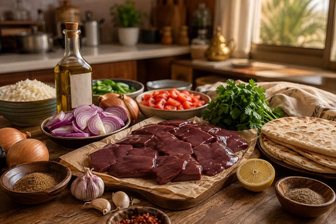 دليل شراء مقاضي الكبدة للبيت السعودي: فطور، عشاء، تتبيلة، وخضار