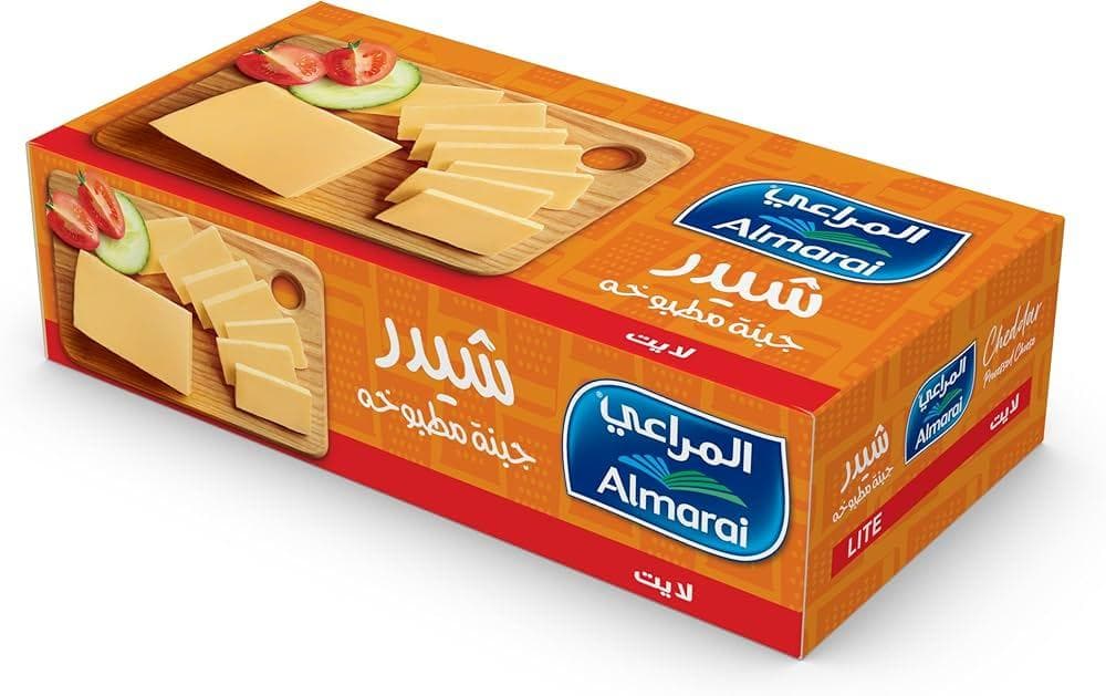 جبن شيدر المراعي قليلة الدسم