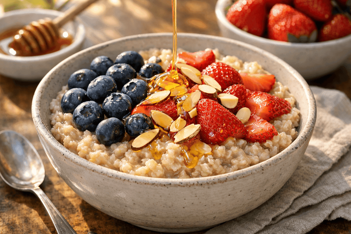 شوفان بالفواكه