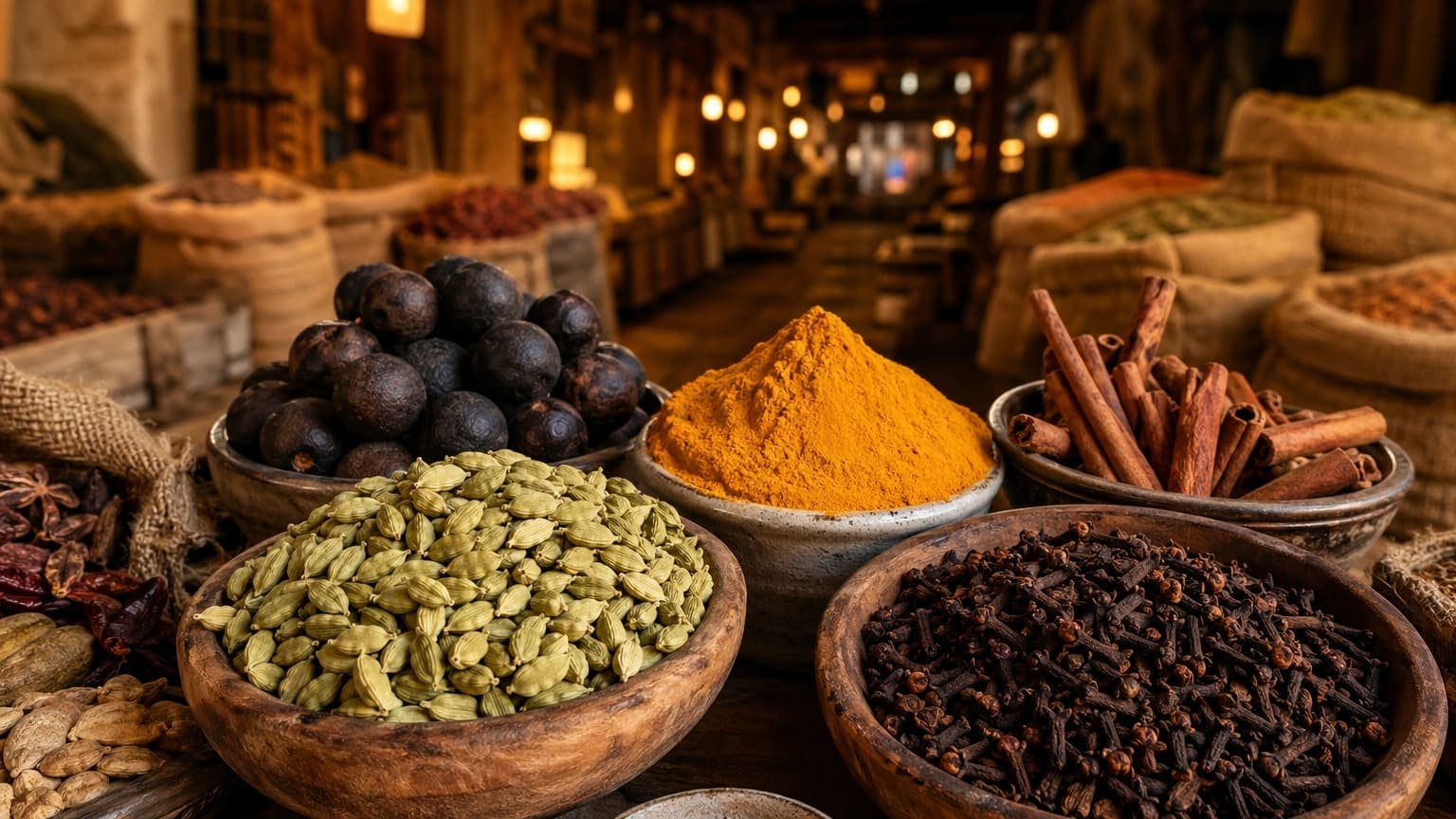 التوابل والبهارات السعودية: دليل شامل للأنواع والاستخدامات والخلطات