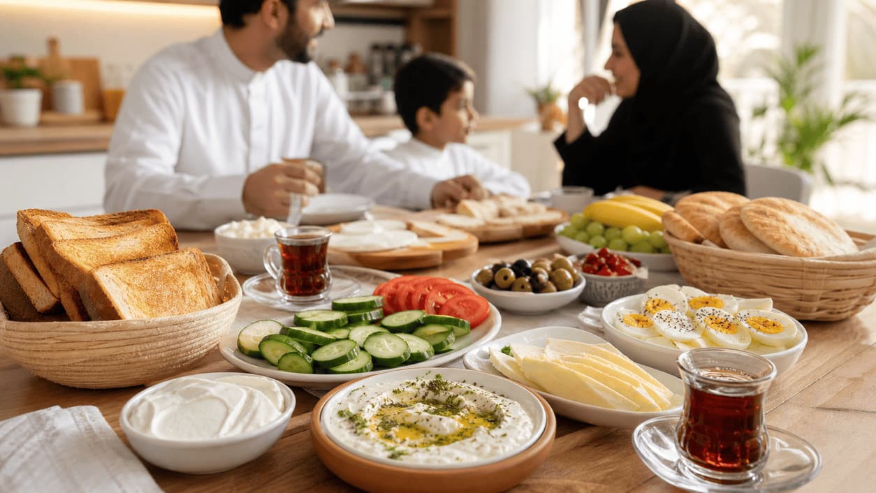 أفكار فطور سريع ومتنوع للعائلة السعودية خلال أيام الدوام مع نصائح تجهيز مسبق وقائمة مقاضي عملية