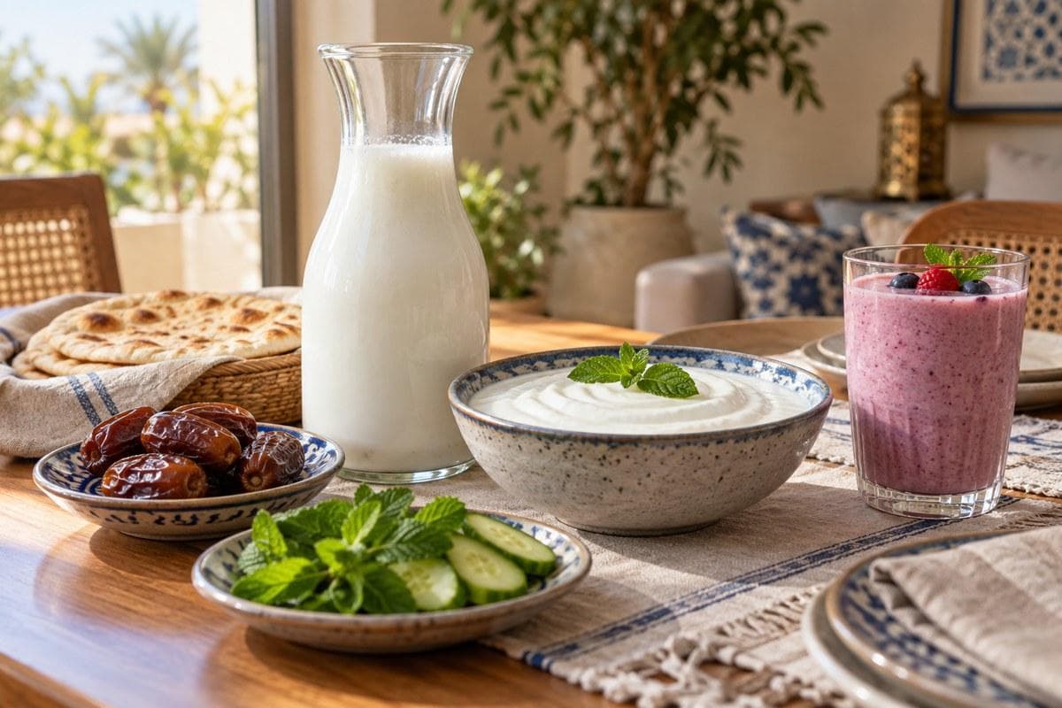 دليل اختيار اللبن والزبادي: فطور، طبخ، سموذي، ومرافقات للسفرة