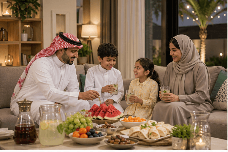 أجواء الصيف في البيت السعودي: كيف تجهز جلسة عائلية خفيفة ومريحة؟