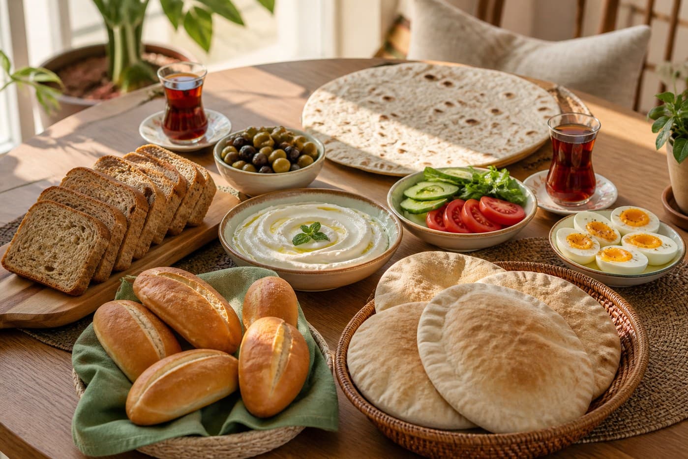دليل شراء الخبز اليومي للعائلة: كيف تختار الأنواع المناسبة للفطور والساندويتشات والعشاء الخفيف