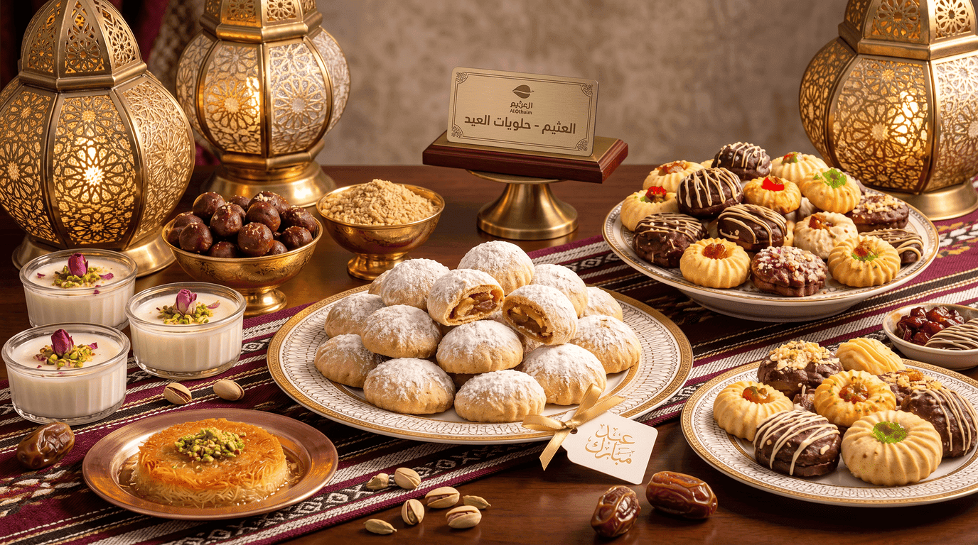 حلويات العيد في السعودية: دليلك لاختيار أطيب الضيافة لعائلتك من أسواق العثيم