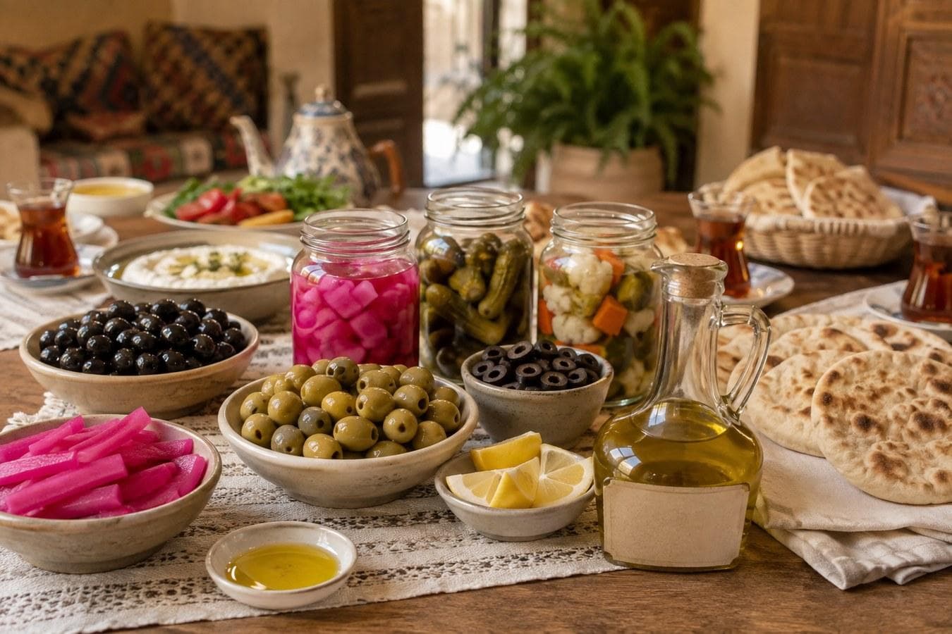 دليل شراء الزيتون والمخللات للبيت السعودي: إضافات صغيرة تغيّر الفطور والسفرة