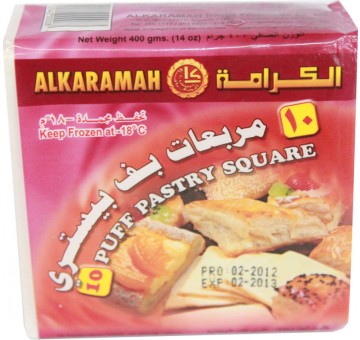 Buy ALKARAMAH 18 P.PASTRY LF 400G in Saudi Arabia
