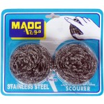 MAOG S-LESS STEEL SCRUBBER 2'S