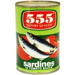 555 SARDINES TOMATO REGLR 425G