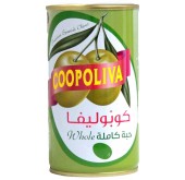 COOPOLIVA GREEN OLIVES CAN 200G