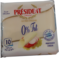 PRESIDENT CHEESE 0% FAT 200G